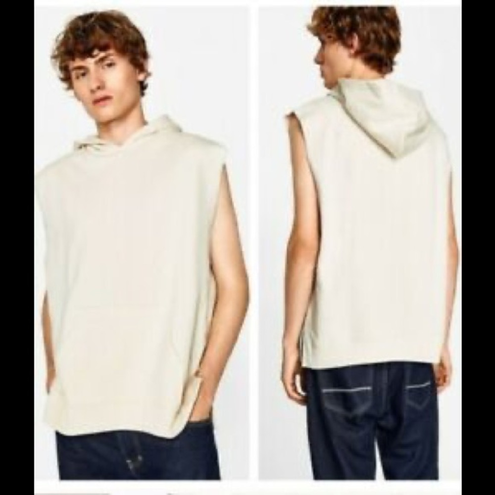 Hooded Zara hoodie vest